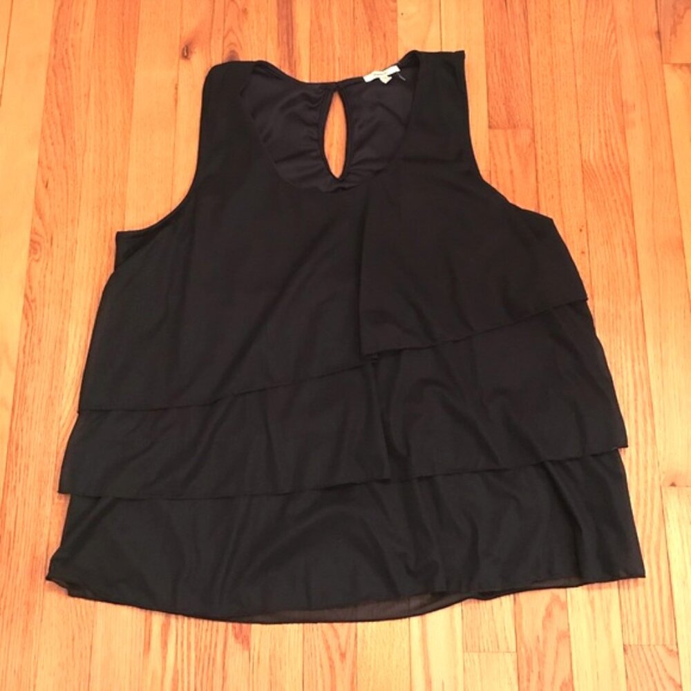 Dark Navy Blue, Maurices tiered tank top Size 2